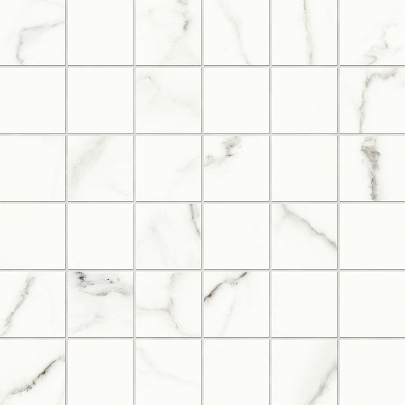 Statuario Apuano Mosaic - 10x10